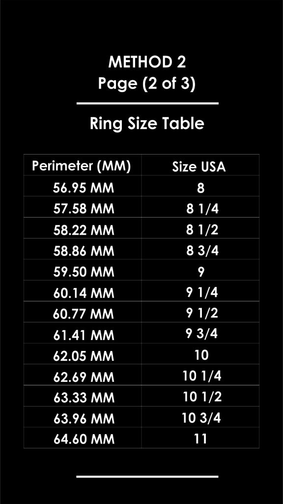 how to find ring size