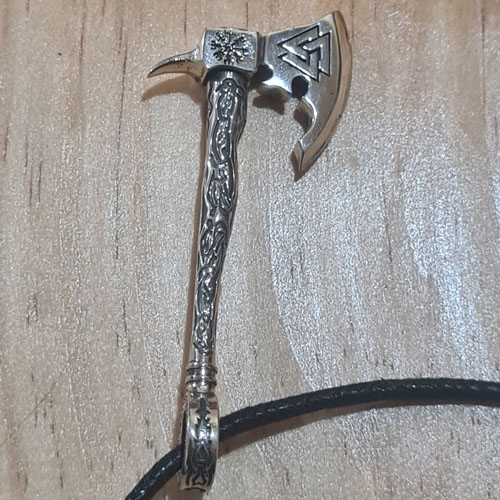 viking axe pendant